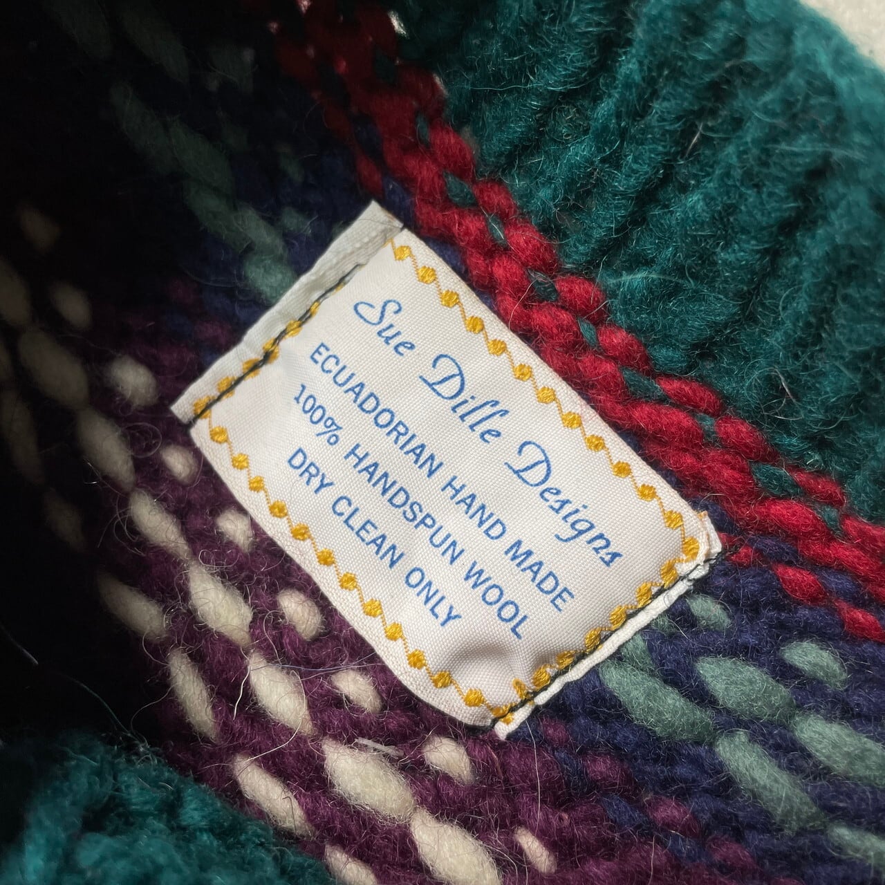 kolor ノルディック柄ニット 14AW ローゲージ ディア セーター