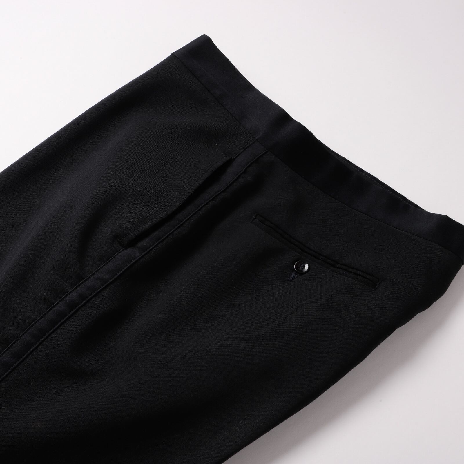 極美品】70s Special vintage wool tuxedo slacks pants W32 Black