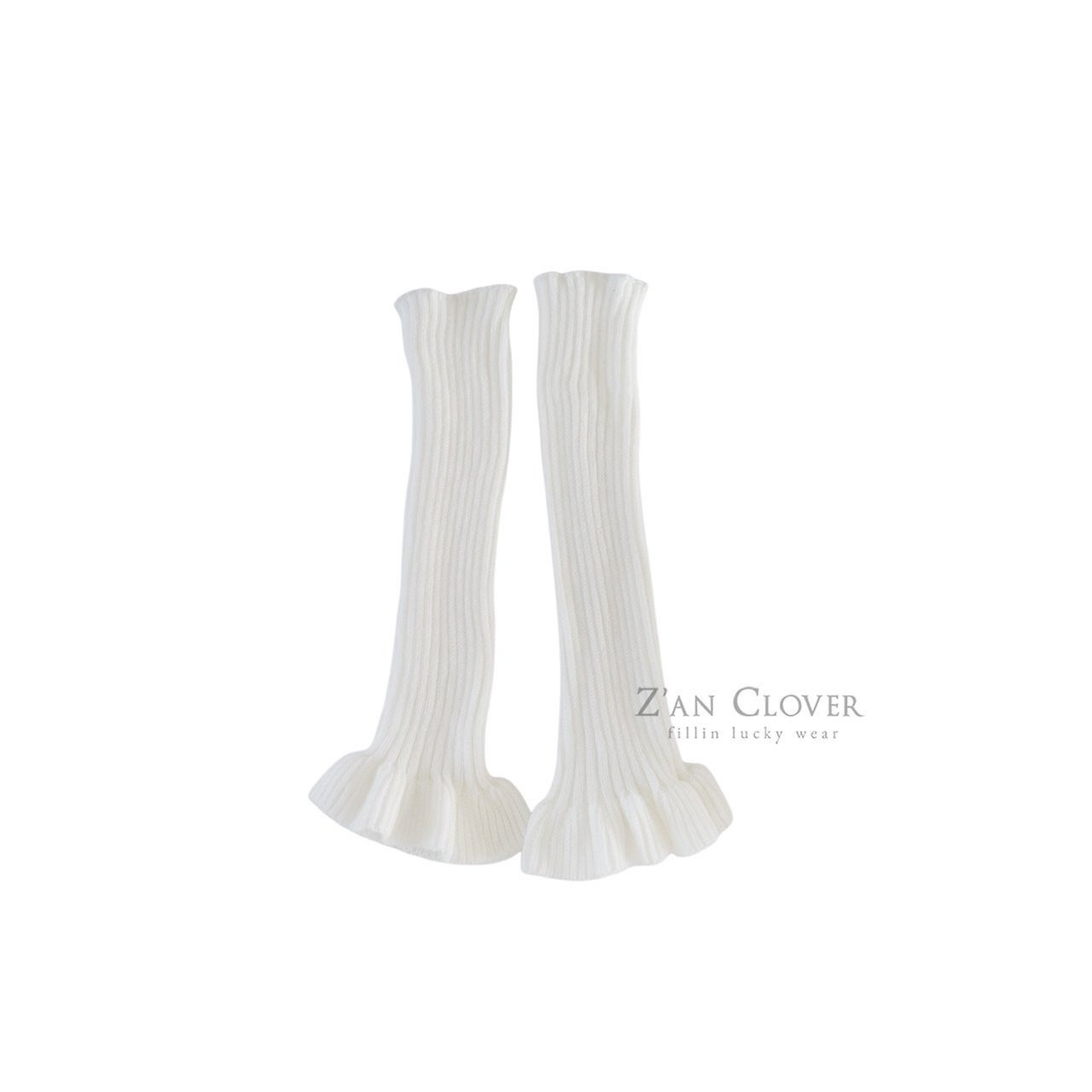 ZAN CLOVER［取寄］frill knit leg warmer 26winter
