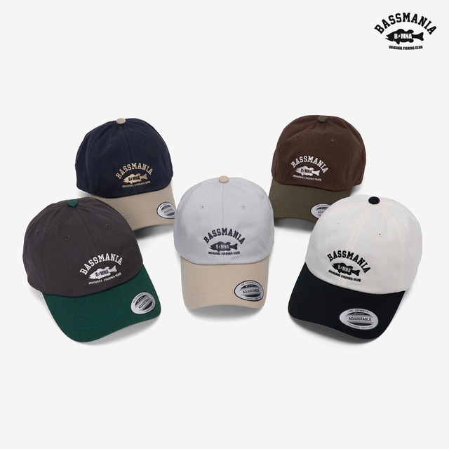 【DeepRangebybassmania】 Arch Logo 2-Tone Cotton Cap