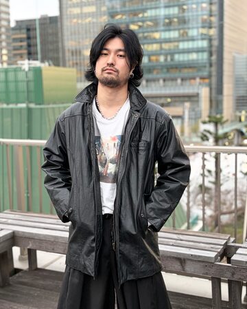 Gジャン メンズ 前開きベスト クラッシュ加工 ブリーチ加工 カットオフ 