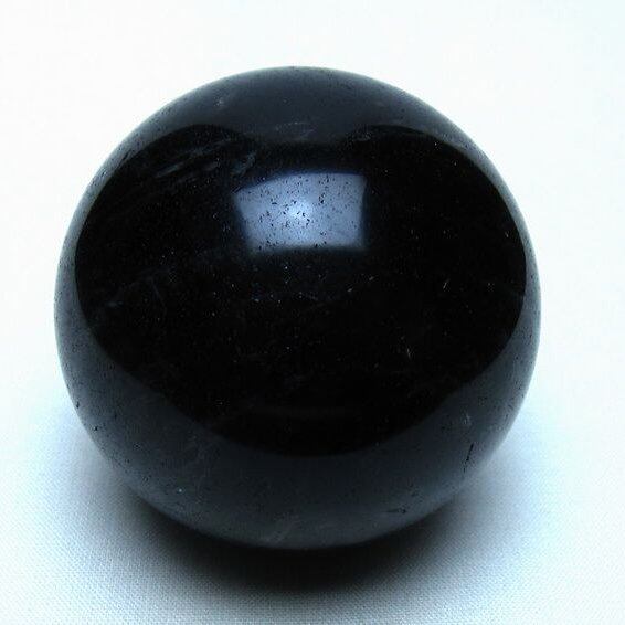 モリオン 黒水晶 丸玉 61mm 一点物 151-9580