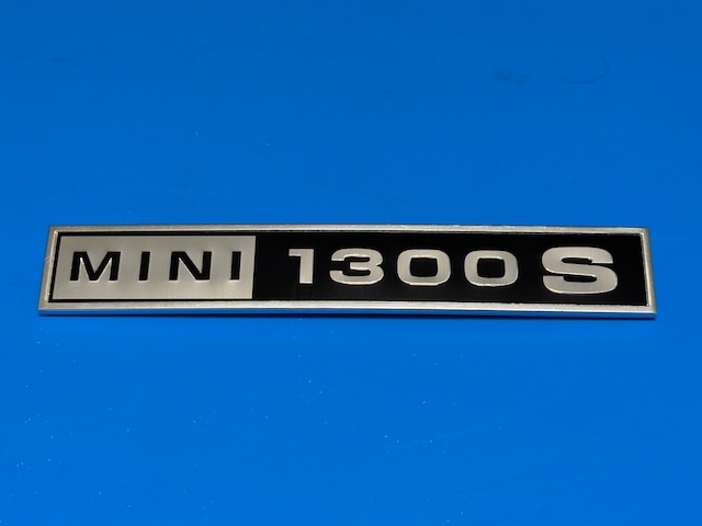 トランクバッジ  MINI1300Ｓ  リプロダクション　日本製