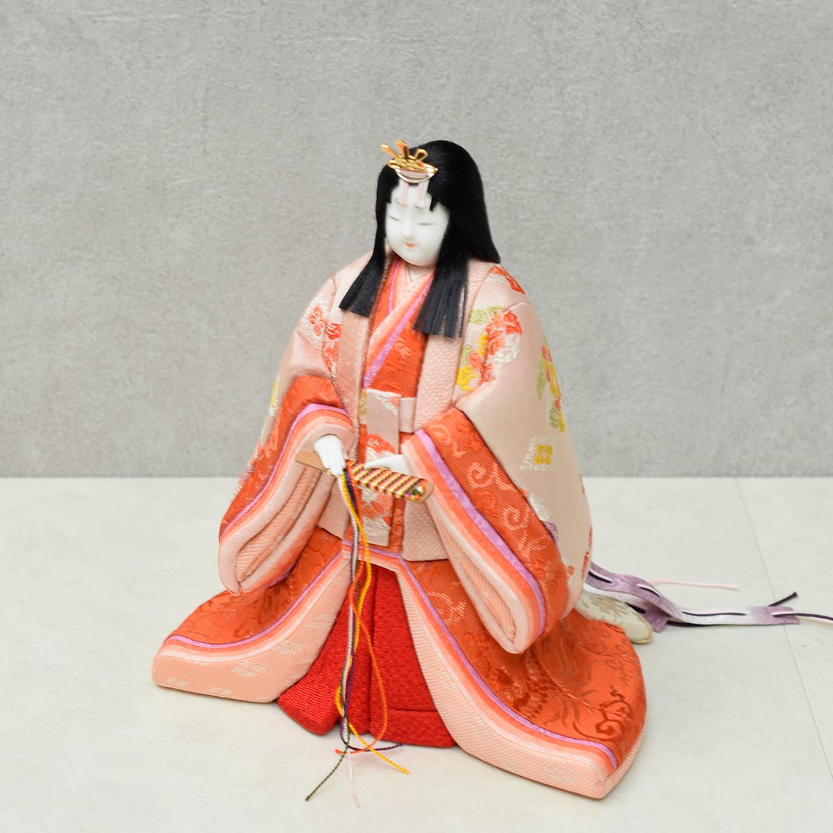 雛人形 木目込み人形 親王飾り【立雛】真多呂作｜モダン｜おしゃれ