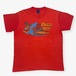80s|NIKE|プリントTシャツ|RIVER RAT ネズミ×ボート レーシングプリント USA製 フェードレッド|コンディションボロ
