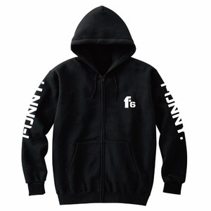 3dlogo zip-up parker. black