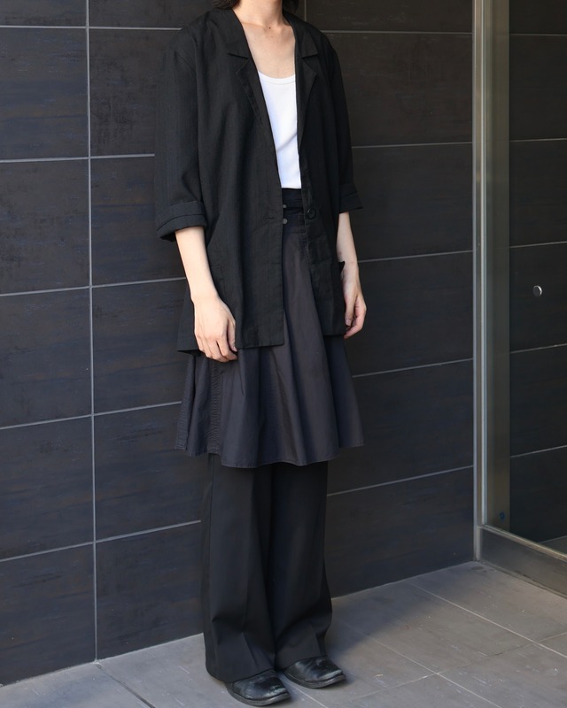 Snap Detail Wrap Skirt