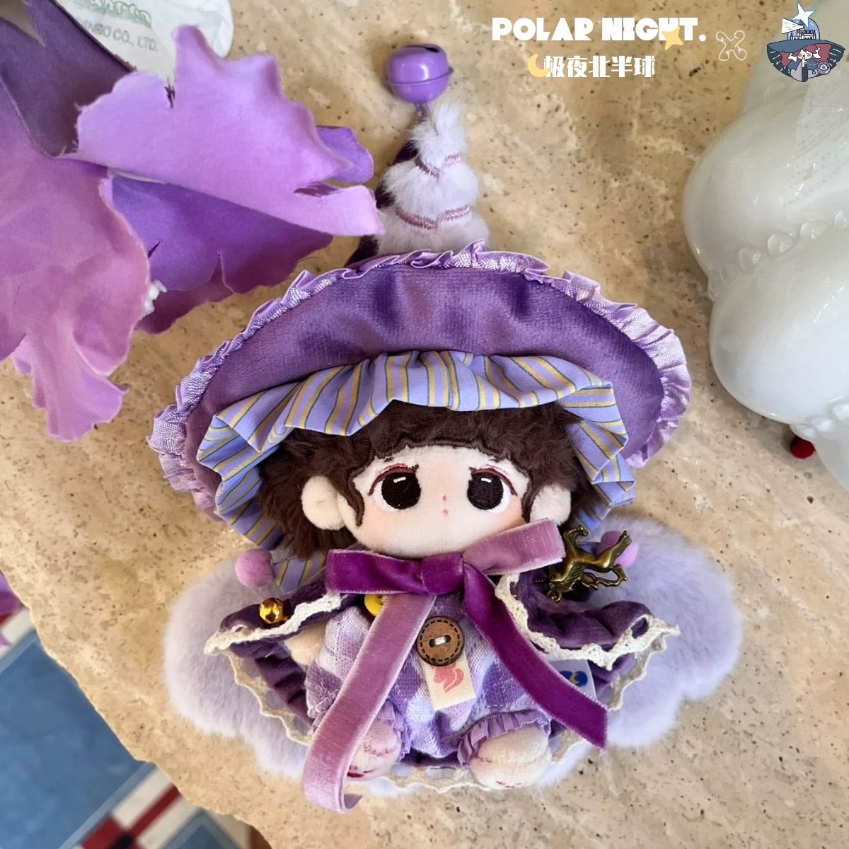 10cmぬい服】大きな羽のまほうがっこうコーデ 棉花娃娃 labubu用お洋服