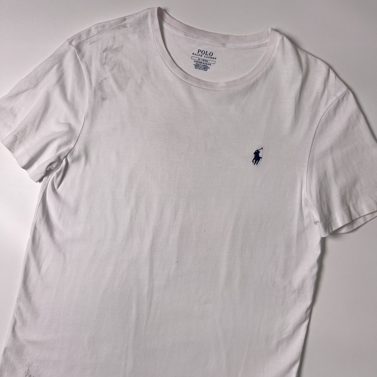 POLO Ralph Lauren ポロラルフローレン クルーネック 半袖Tシャツ M/ホワイト