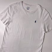 POLO Ralph Lauren ポロラルフローレン クルーネック 半袖Tシャツ M/ホワイト