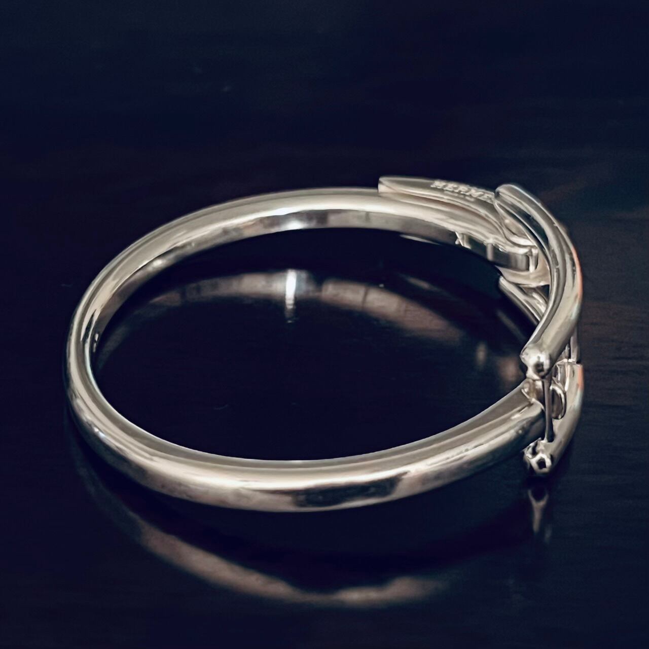 HERMES Clap Bracelet Sterling Silver | エルメス クラップ