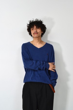 POLO RALPH LAUREN pima cotton knit sweater