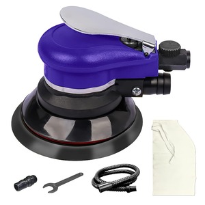 【数量限り】エアーポリッシャー サンダー ダブルアクション 吸塵式 125mm 10000rpm 研磨工具 洗車 研磨用