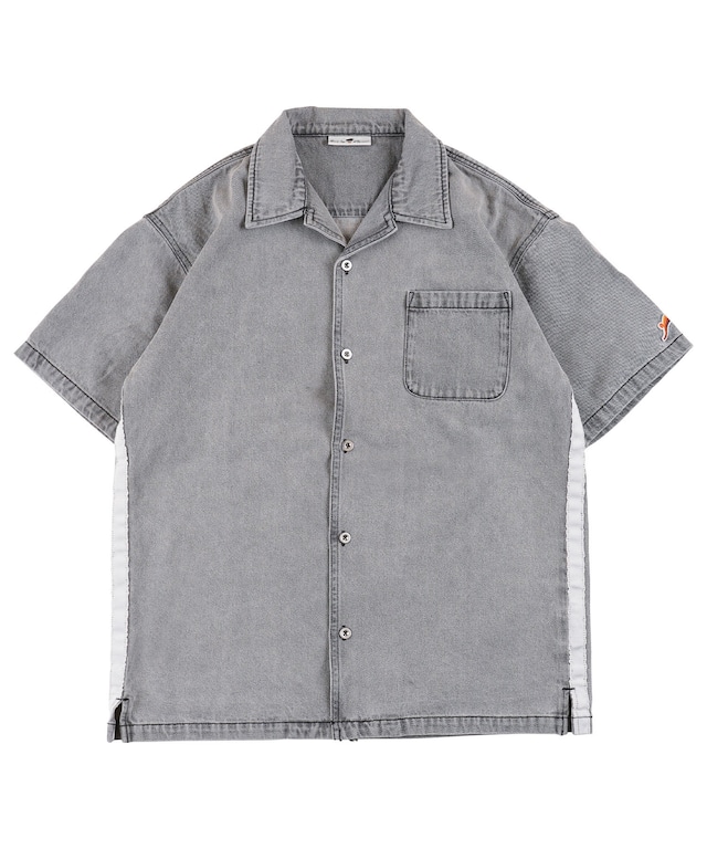 【SUNS】SIDE LINE OPEN COLOR DENIM SHIRTS［RSS016］