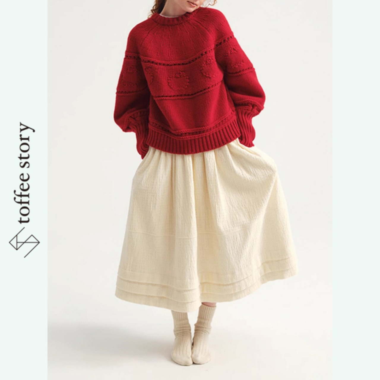 「まどろみベリーと月夜の羊」リバーシブルベストとコーデュロイスカートのセットアップ《P0324》