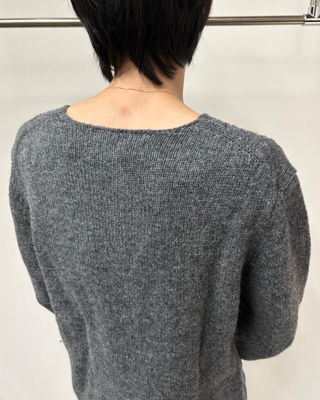 【COMME des GARCONS shirt】design box knit sweater