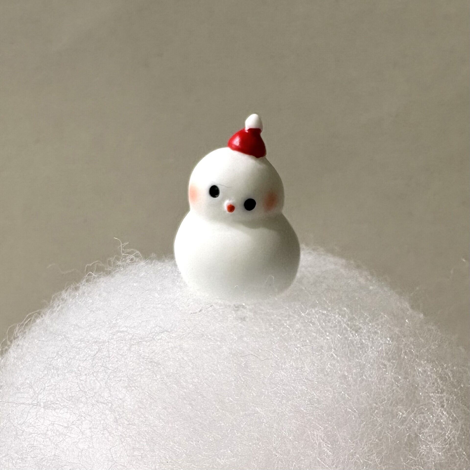 クリスマス ゆきだるま【J-5】情景部品 | 苔テラリウム専門店Feel The