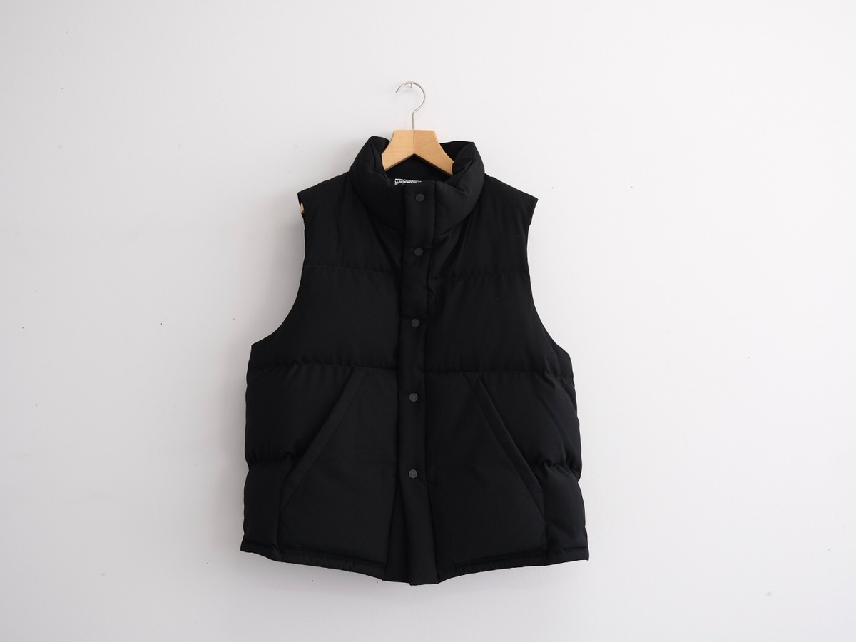 DIGAWEL” STLTH Puffer Vest (F/CE.×DIGAWEL) Ultra Black” | Lapel 