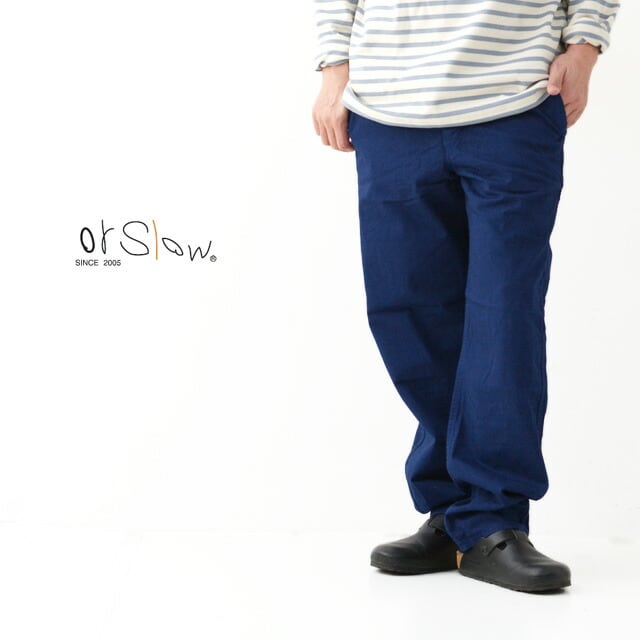 orslow[オアスロウ] FRENCH WORK PANTS/フレンチワークパンツ [03-5000-03]ジンバブエ cotton  herringbone MEN'S [2022AW] | refalt online store