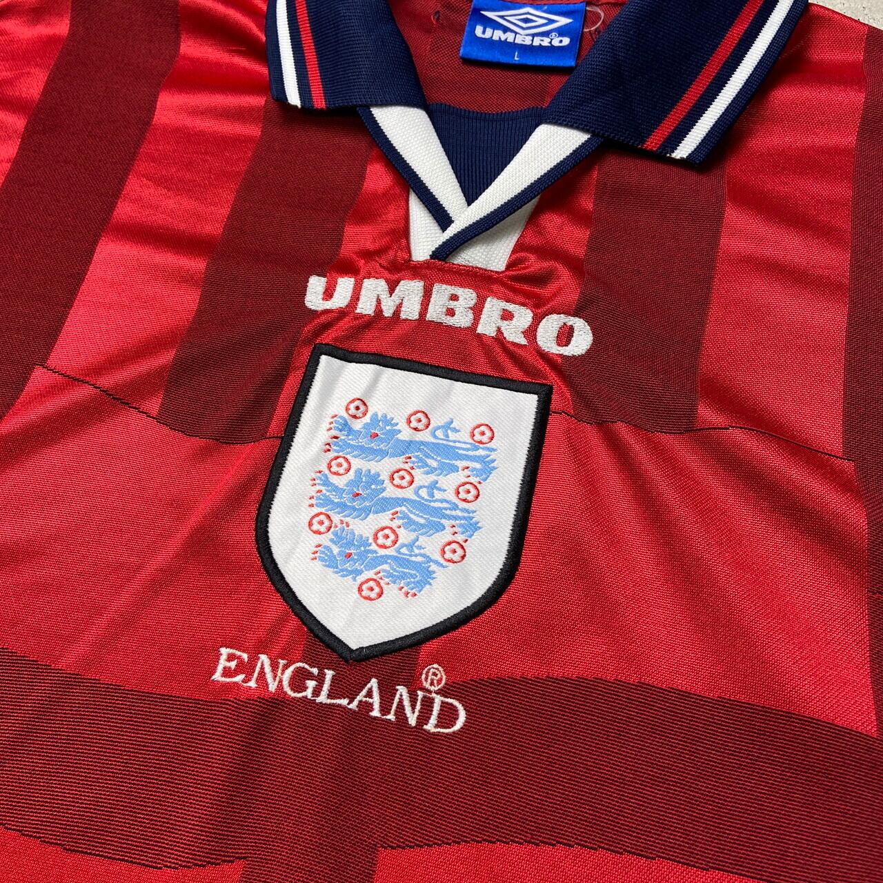 90年代 UMBRO アンブロ イングランド代表 1998 サッカーシャツ 90年代 UMBRO アンブロ イングランド代表 1998 サッカーシャツ