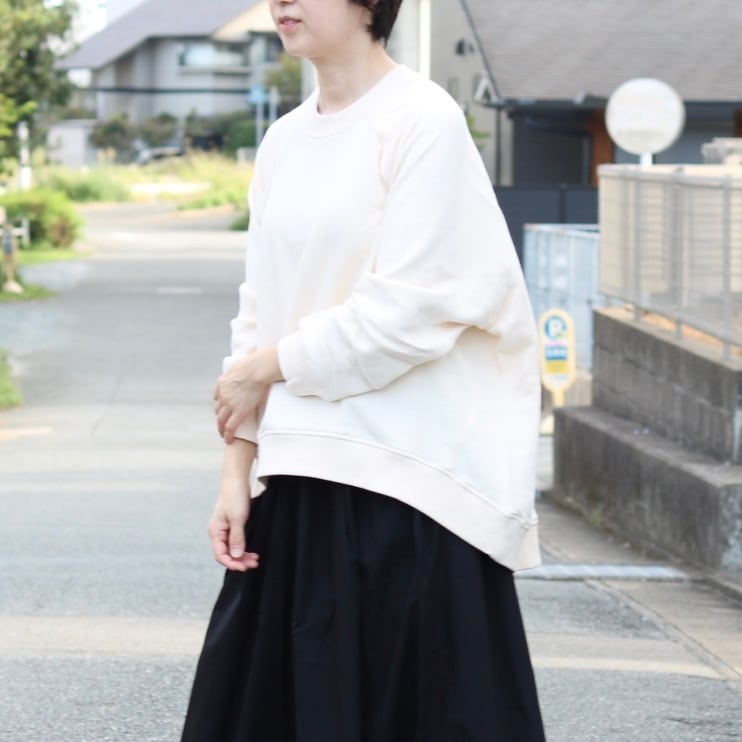 コットン 裏パイル ワイドプルオーバー