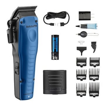 限定色【電安法適合・1年保証・1年以降も修理対応】 Babyliss PRO FX ONE Lo-Pro 純正品 コードレスクリッパー 限定メタリックブルー FX829BLJ ベビリスプロ