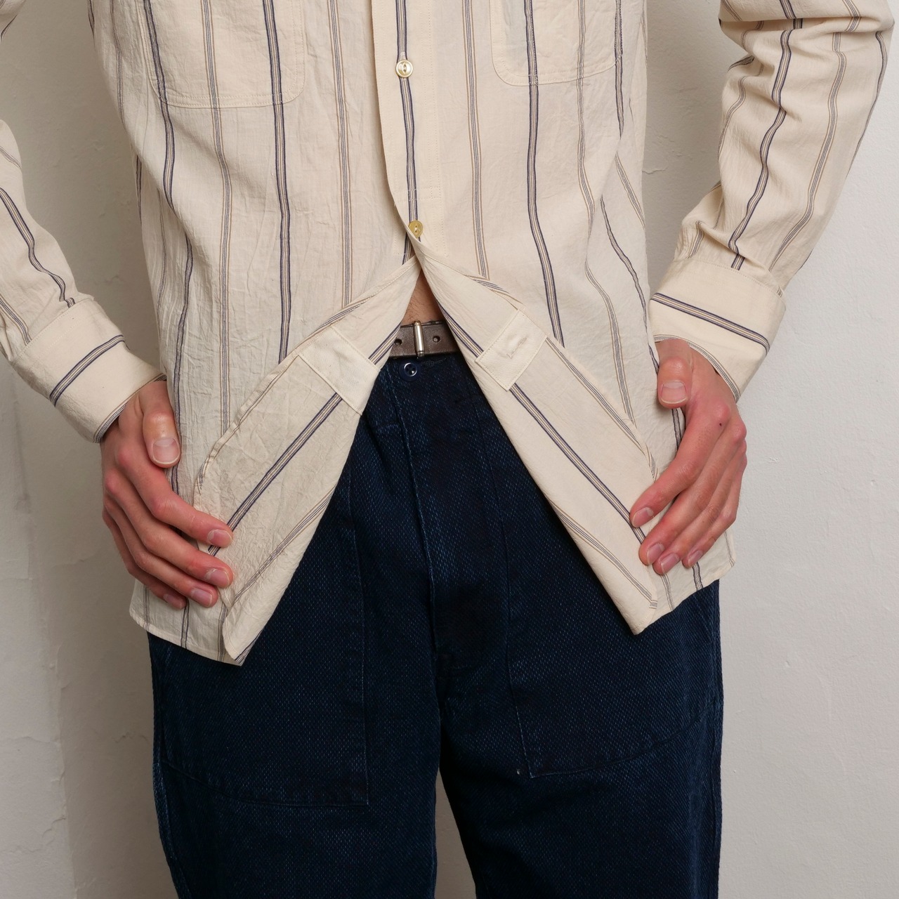 Livingstone(リヴィングストーン)・085M-559A・Beige stripe C/#31