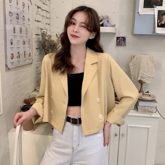 ジャケット スプリングオータムスタイルショートシャツ ロング ストリート 春物 秋物 1号婦人7908557630