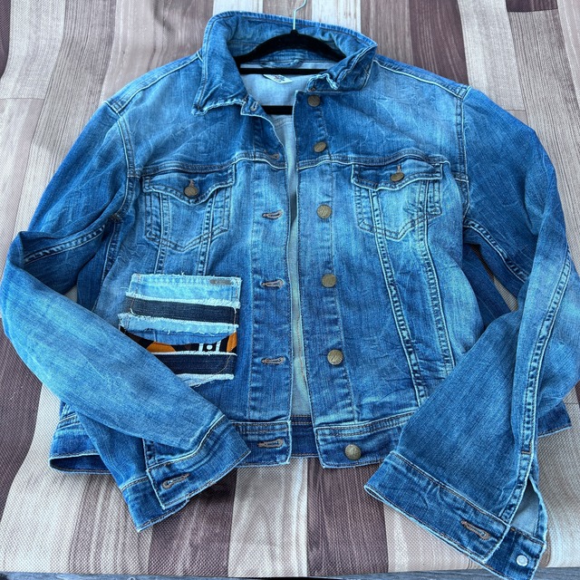 ワンポイント柔らかジージャン