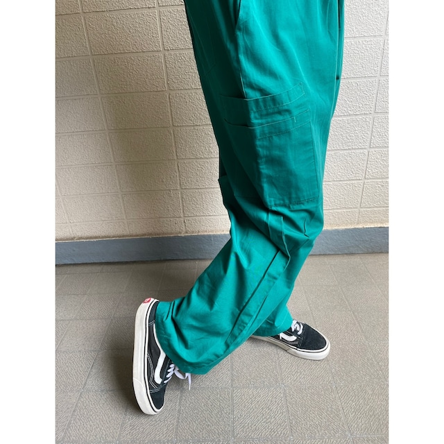 Staked pocket Green easy pants