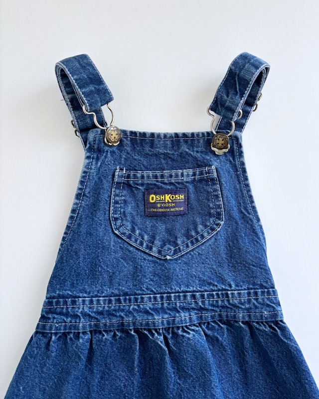 【6T・vintage】USA製 OshKosh デニムドレス