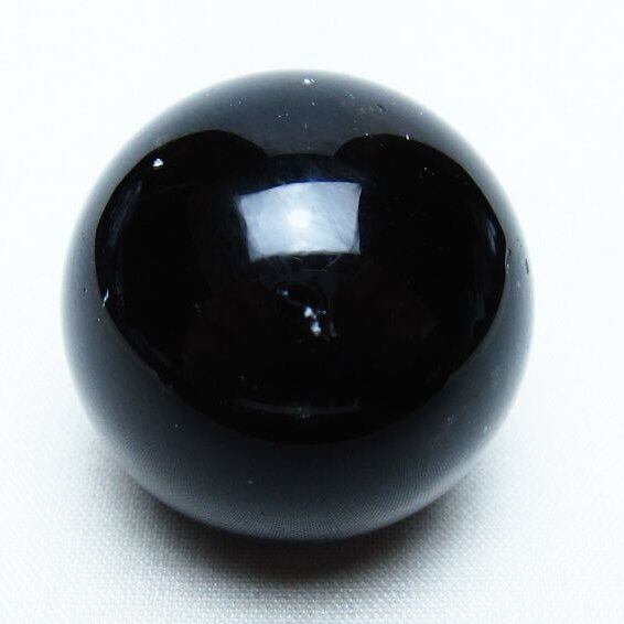 モリオン 丸玉 35mm 黒水晶 スフィア 置物 一点物 141-8089 | 天然石