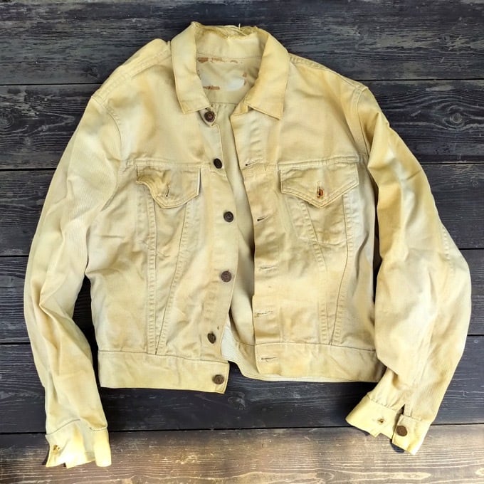 Size 42 1960s LEVI'S 840B Trucker Jacket / ヴィンテージ ホワイト