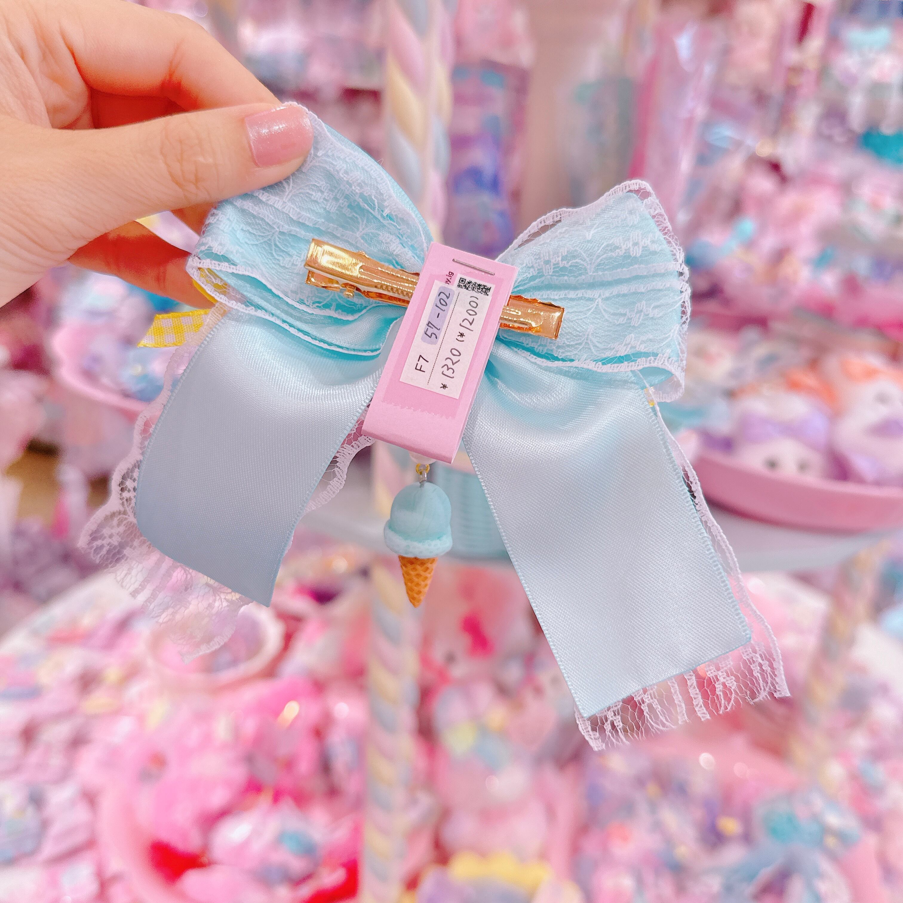 【F7】57-102レースヘアクリップ