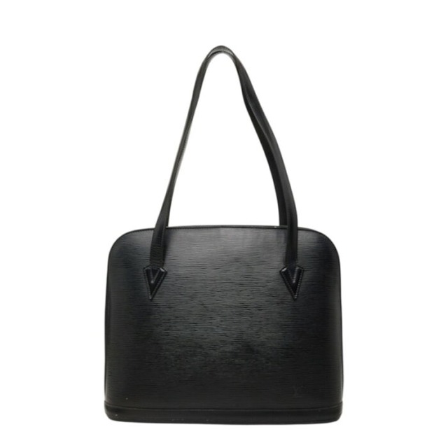 ルイ ヴィトン エピ リュサック トートバッグ ショルダーバッグ M52282 ノワール ブラック レザー レディース LOUIS VUITTON 中古