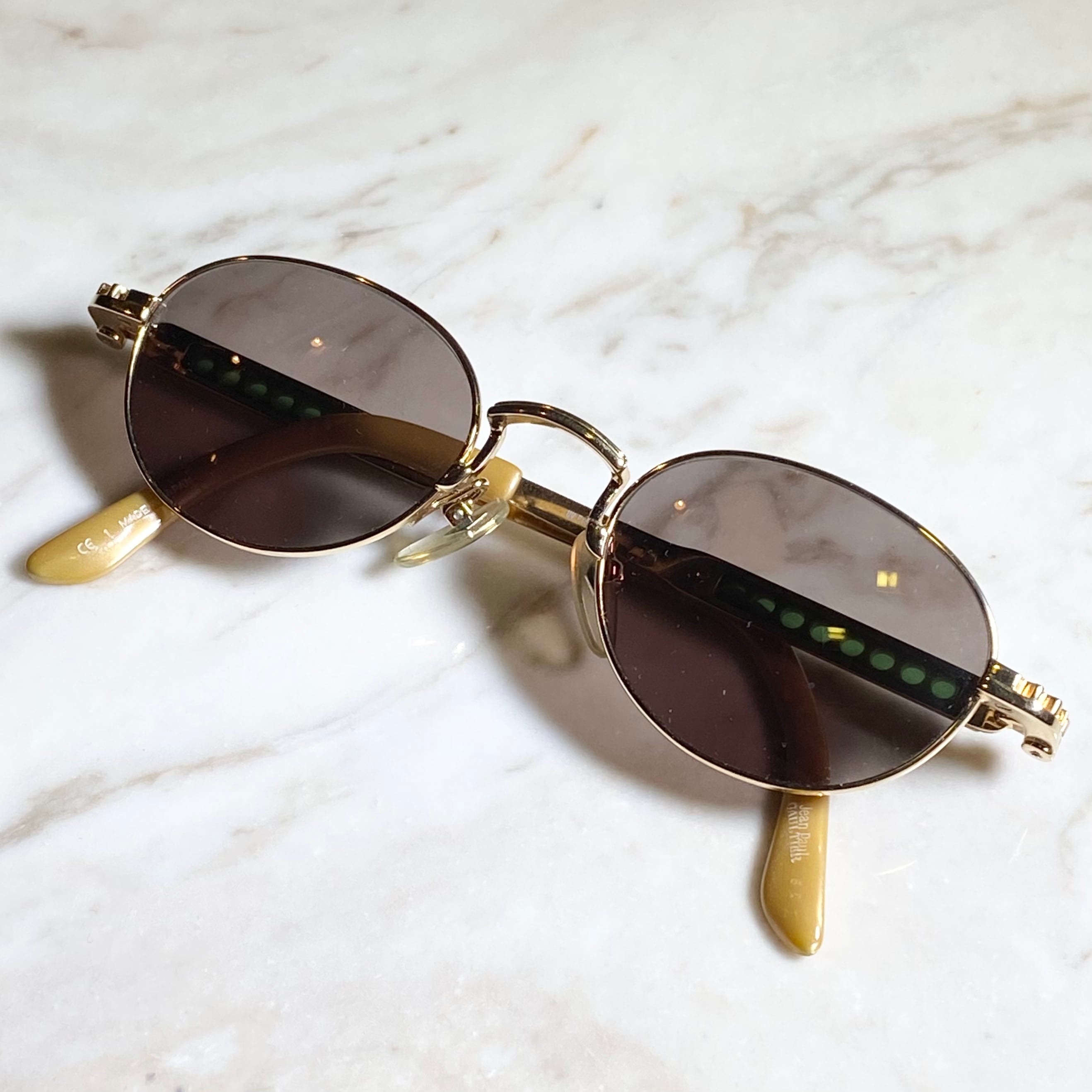 JEAN PAUL GAULTIER oval frame sunglasses “56-8104” | NOIR ONLINE
