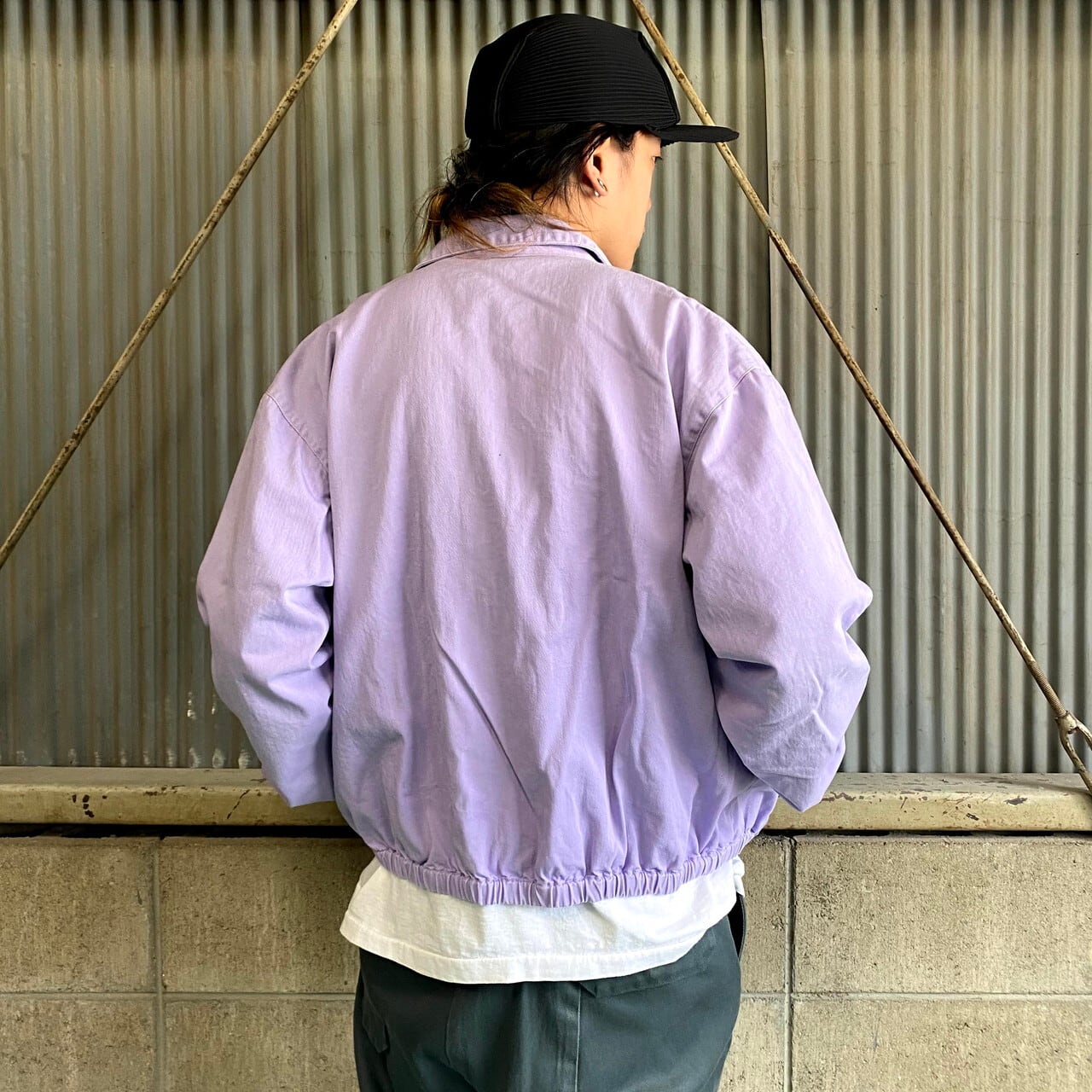 ポロバイラルフローレン スイングトップ メンズL 古着 Polo by Ralph