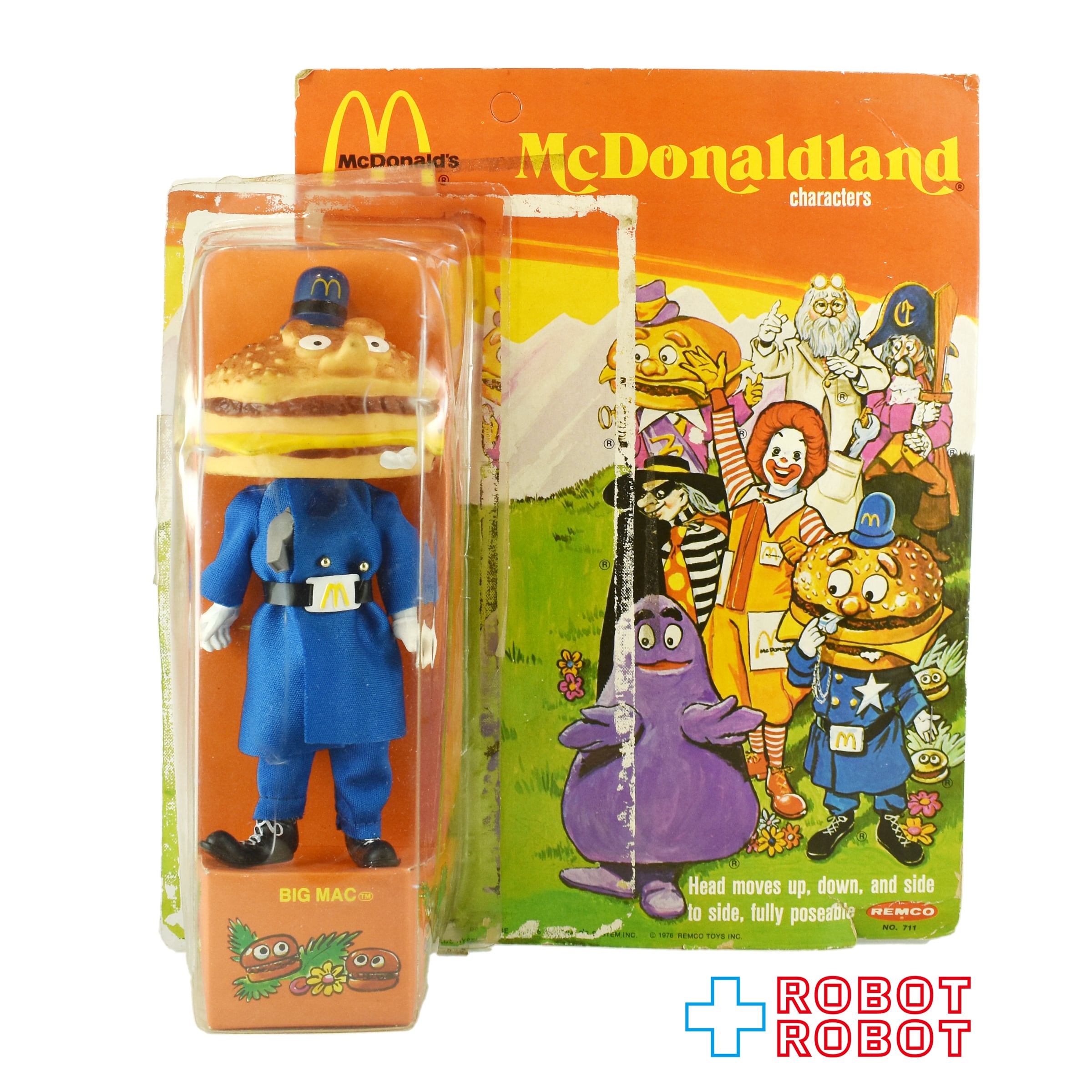 開封品：レムコ社 マクドナルドランド ビッグマックポリス フィギュア