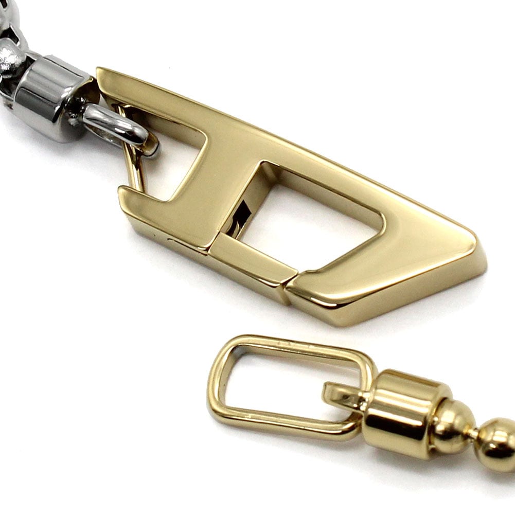 DIESEL BRACERET DX1570931 GOLD SILVER ディーゼル ブレスレット