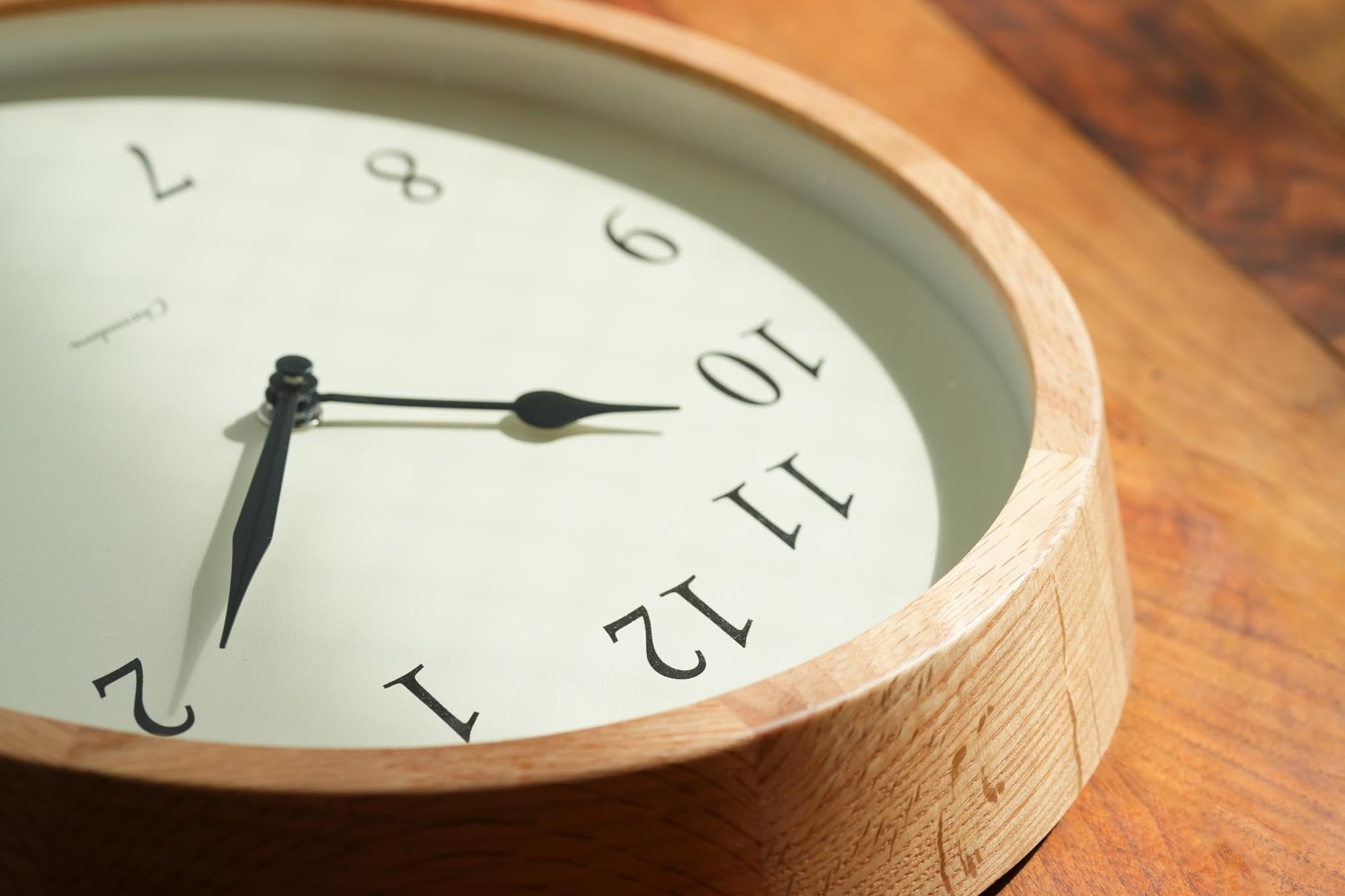 電波時計 Clair CLOCK OAK | シャンブル【CHAMBRE】byインターゼロ