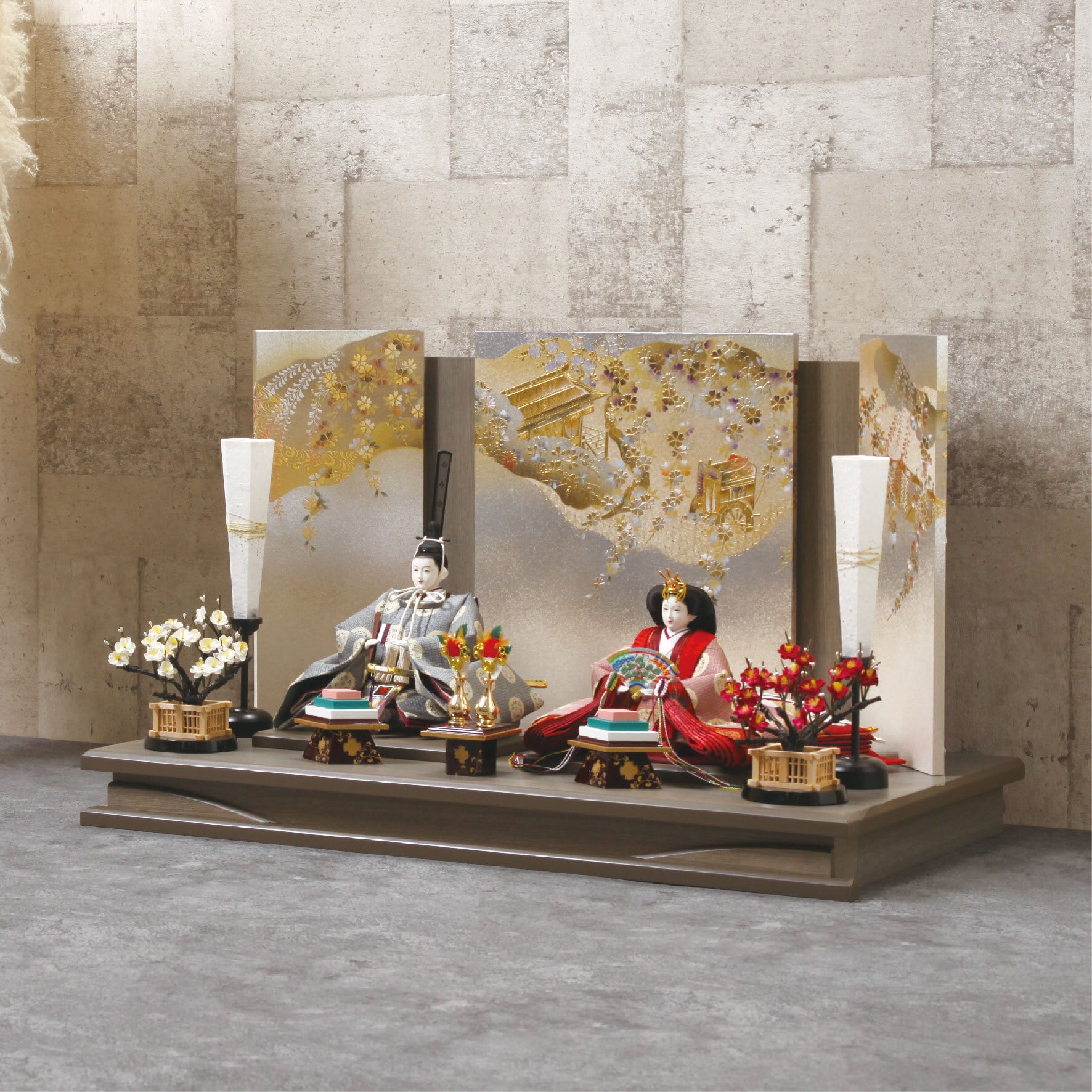 雛人形<平安天鳳作・総本着せの雛>京錦|ひな人形