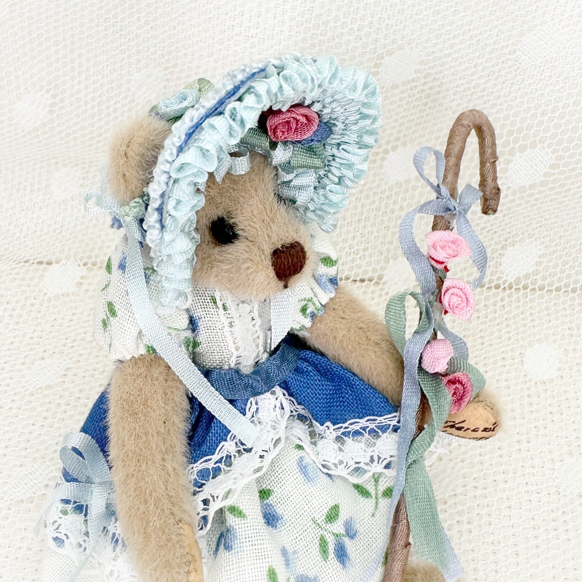 USA直輸入 ワールドオブミニチュアベアーズ ボーピープ 証明書