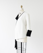 〈CÉLINE by phoebe philo〉Belted collarless coat