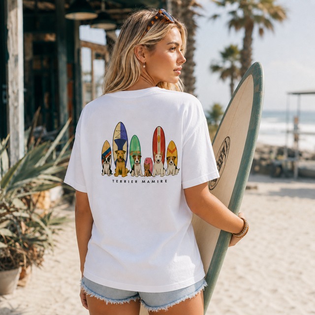 Terrier Surf Crew Tee　S0037