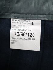 RAF wool military slacks