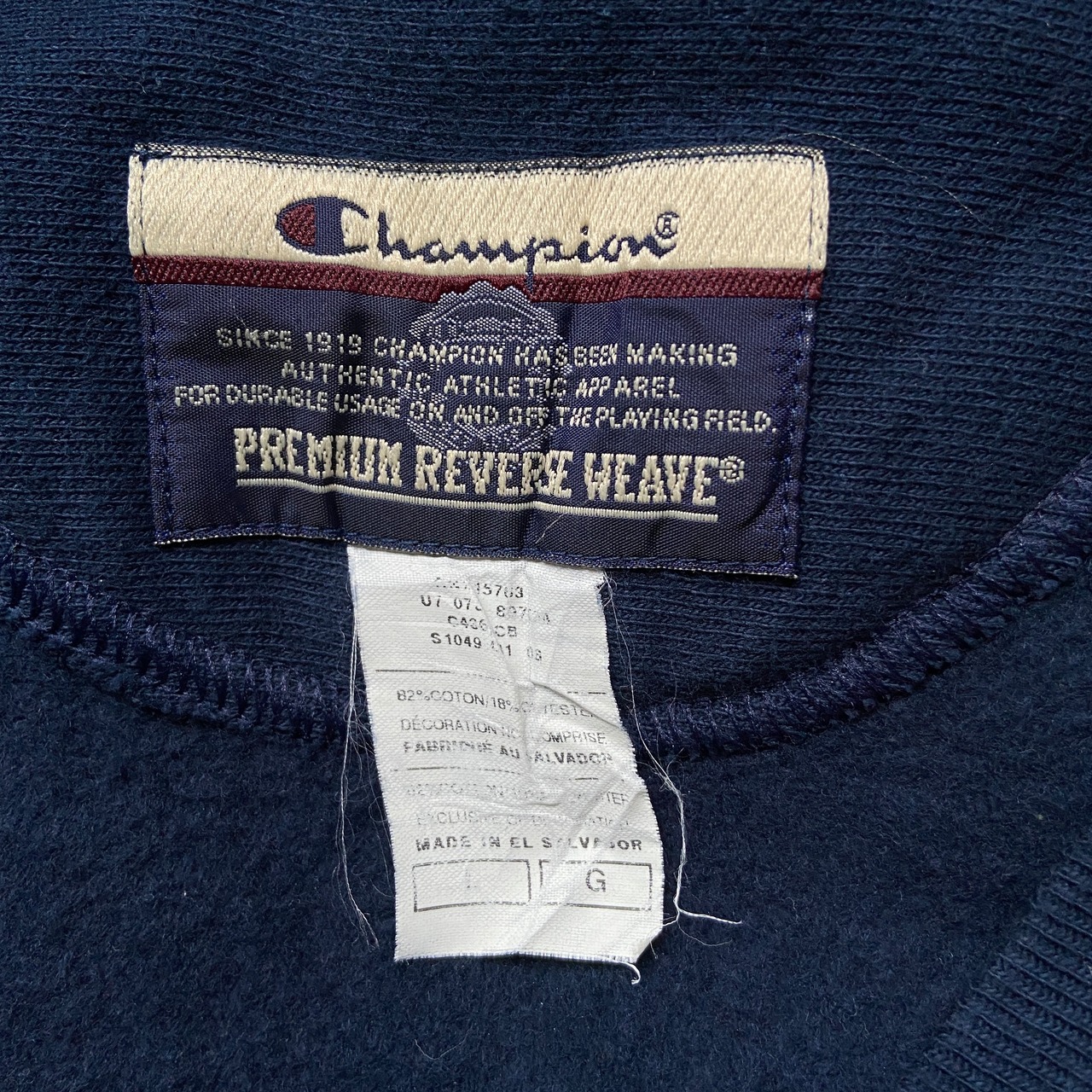 00年代 Champion チャンピオン POLICE ロゴ刺繍 ワッペン プレミアム 