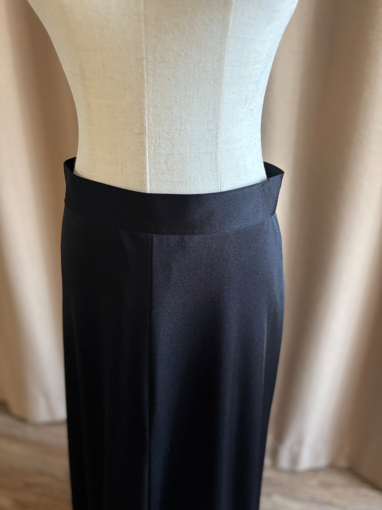 mode black maxi skirt-5149-2