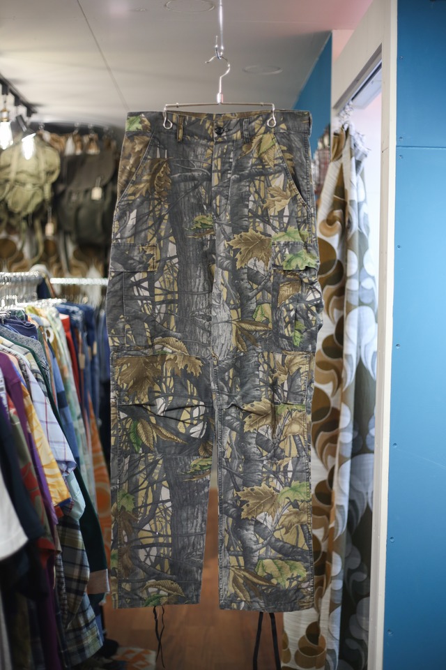 Real tree camouflage cargo pants