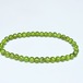 ペリドット ブレスレット 5mm メール便可 一点物 111-50593