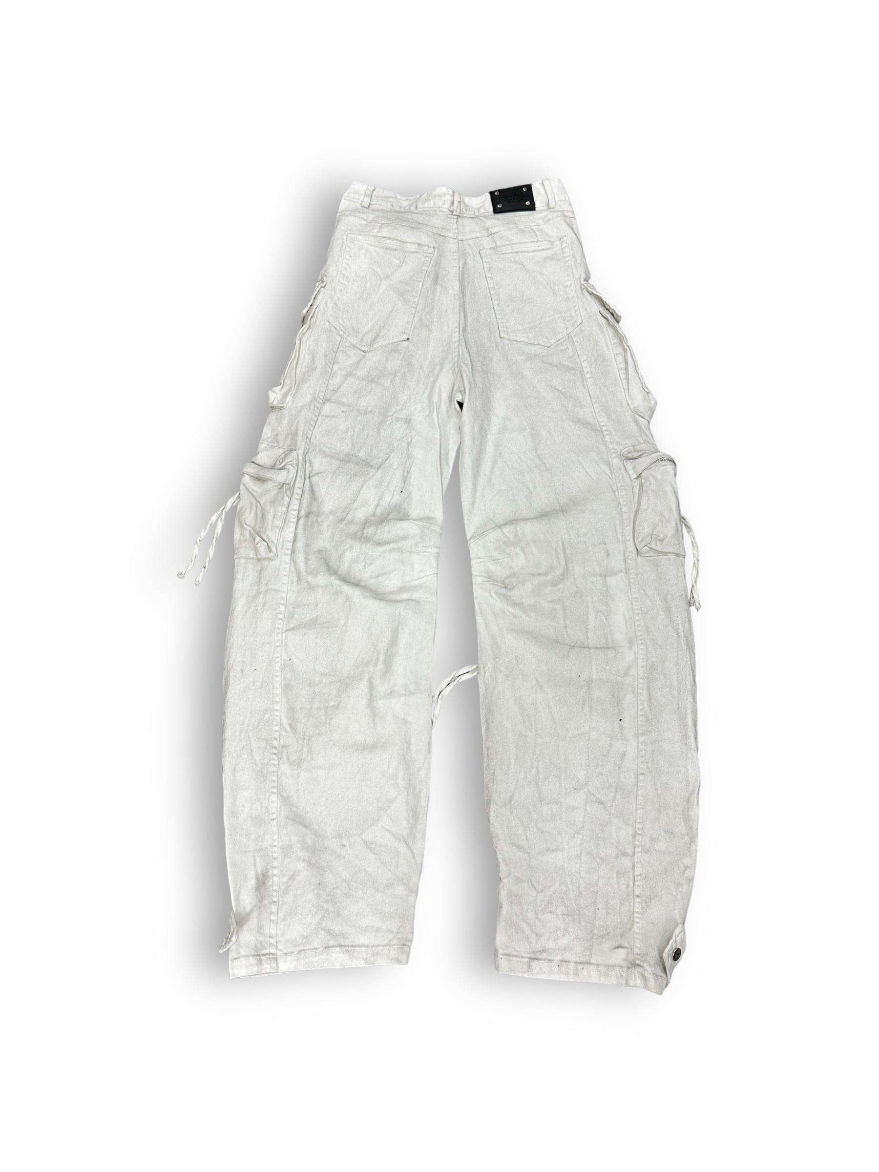 【PLANET STUDIO】8pocket washing punk wide pants